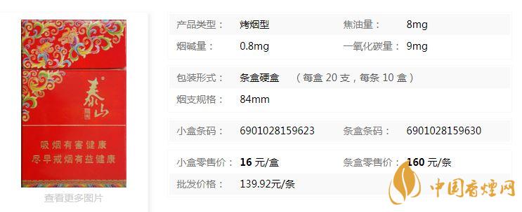 泰山錦秀多少錢一包2020價(jià)格？泰山錦秀香煙價(jià)格2020